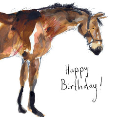 Shannon Hello, Horse Happy Birthday Card by Catherine Rayner
