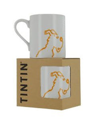 Snowy Yellow Line Mug