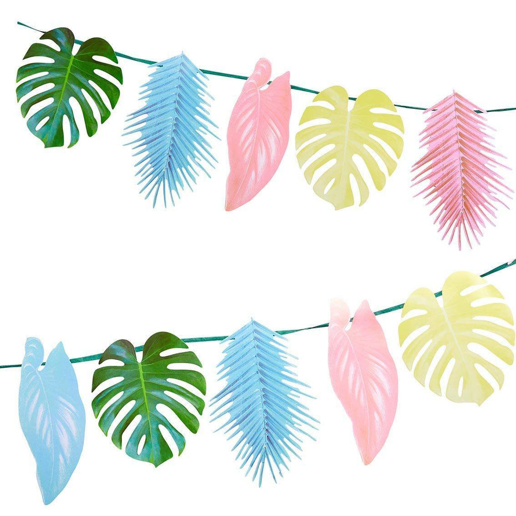 Pastel Tropical Fiesta Palm Garland