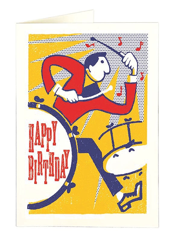 Birthday Drummer Card