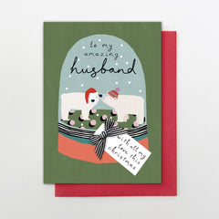 To My Amazing Husband Christmas Card