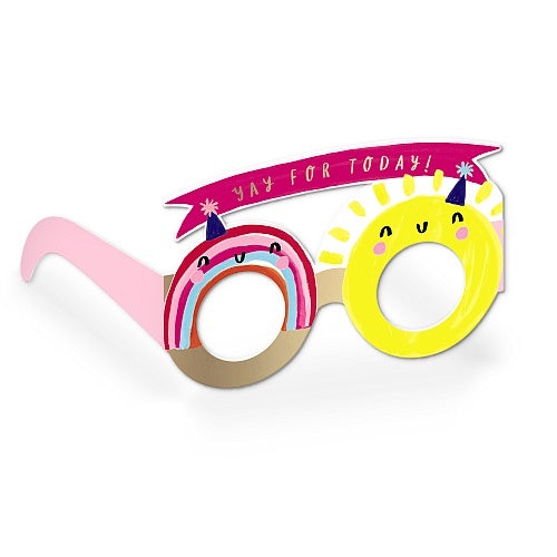 Sunshine and Rainbows Birthday Glasses