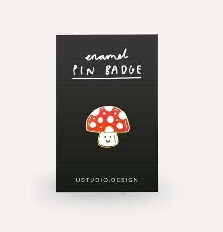 Pin Badge - Mushroom