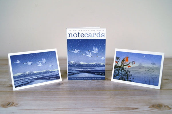 Niki Bowers Snow Flight Pack of 10 Notecards
