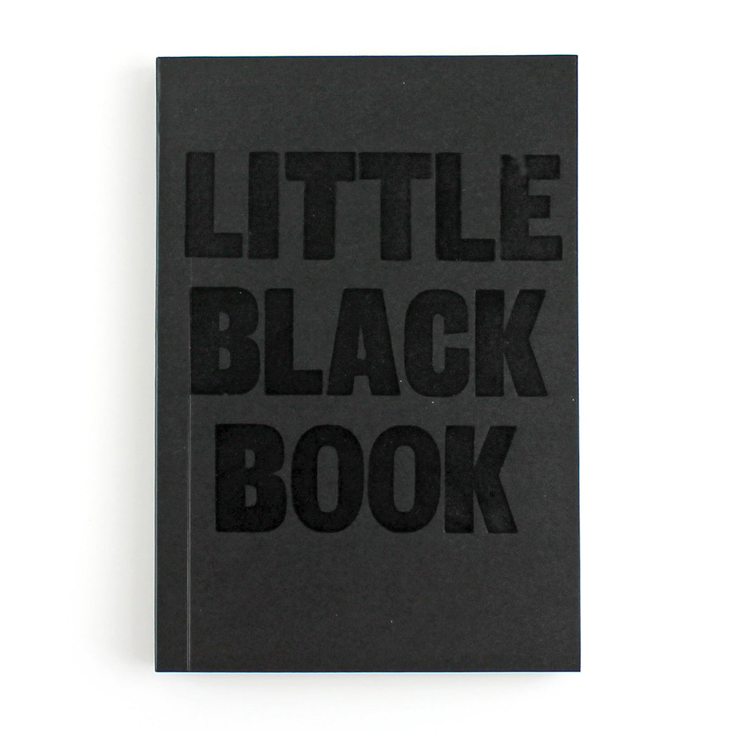 Little Black Book Letterpress Lined Notebook