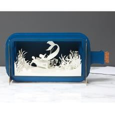 Mermaids 3D Message in a Bottle Card