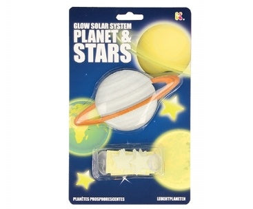 Glow Solar System Planets and Stars