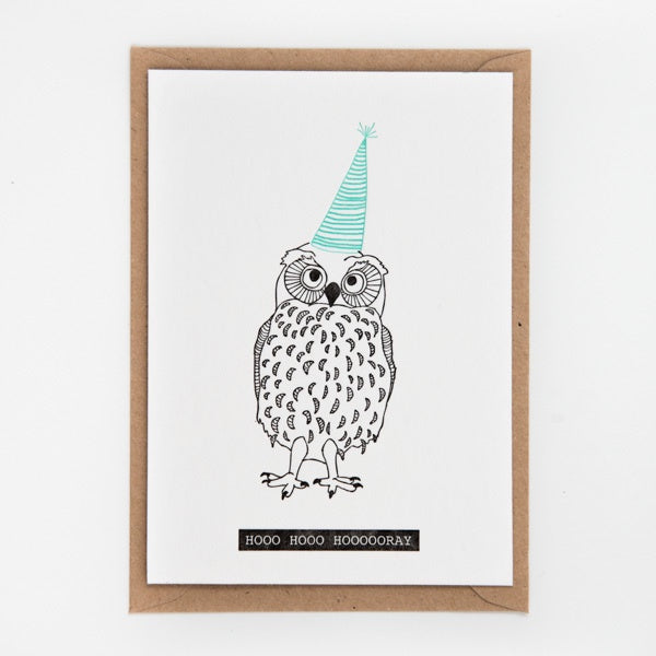 Hoooooray Owl Postcard