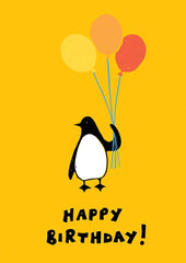 Morag Hood Penguin Birthday Card