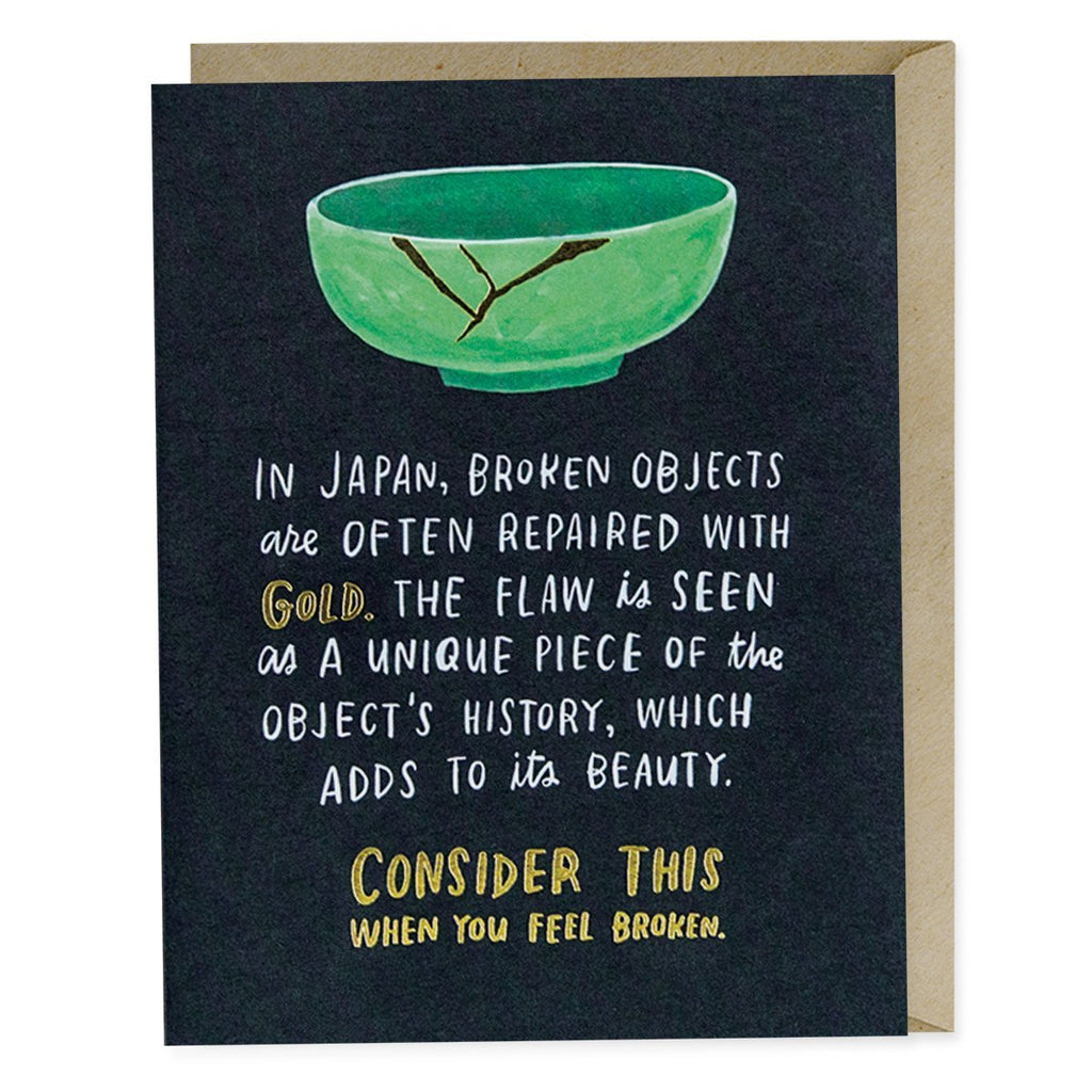 Broken Objects Gold Foil Card