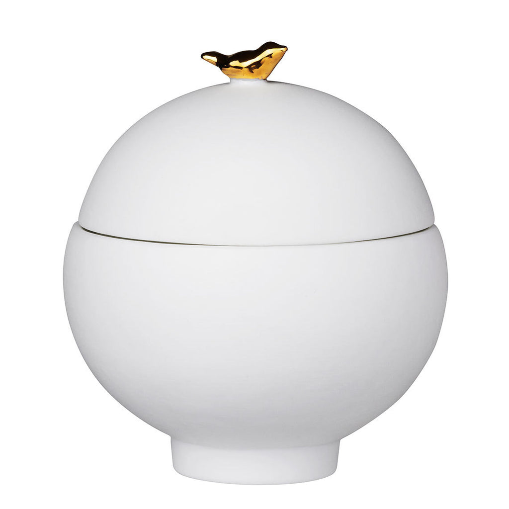 Porcelain Container Bird