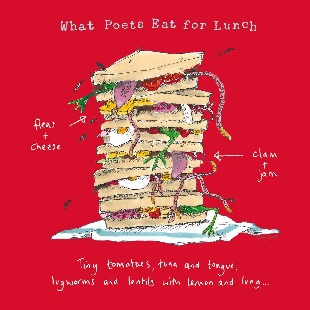 What Poets Eat For Lunch Card