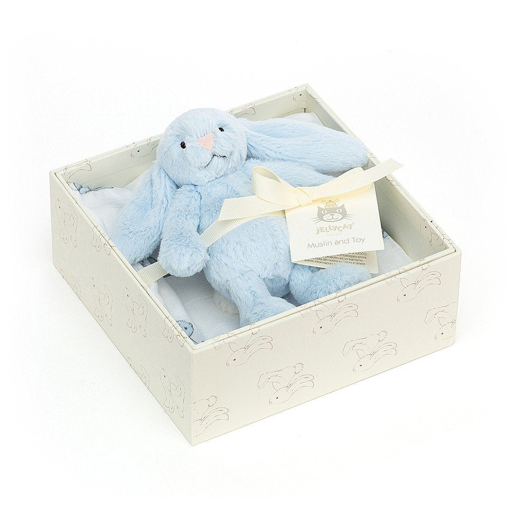 Bashful Blue Bunny Gift Set - Jellycat - Paper Tiger