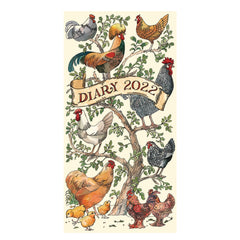 2022 Emma Bridgewater Farmyard Birds Slim Diary