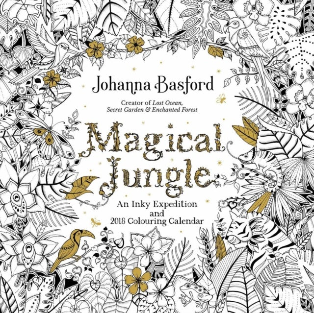 2018 Johanna Basford Magical Jungle Wall Calendar