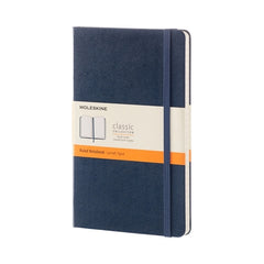Moleskine Large Plain Notebook Sapphire Blue