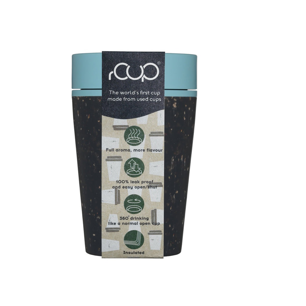 Circular & Co Cup Black and Teal 8oz