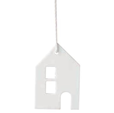 Town House Porcelain Hanging Ornament