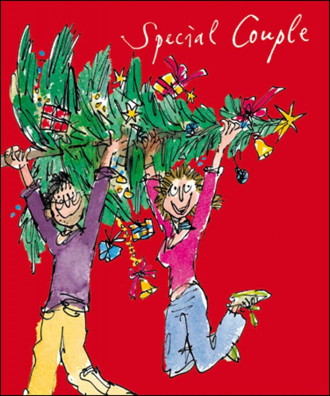 Quentin Blake Special Couple Christmas Card