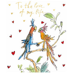 To The Love of My Life Quentin Blake Card
