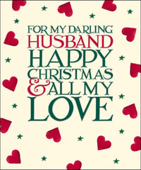 Emma Bridgewater My Husband Christmas Card