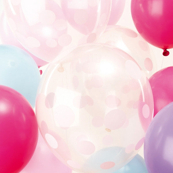 Pastel Mix Pack of 12 Balloons
