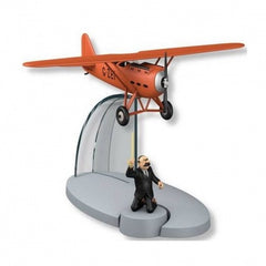 Tintin Dr Muller's Red Plane From The Black Island