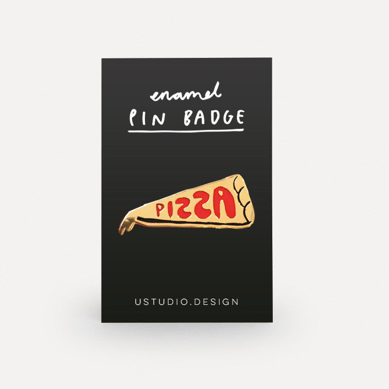 Pizza Slice Pin Badge