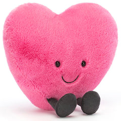 Jellycat Amuseable Hot Pink Heart Large