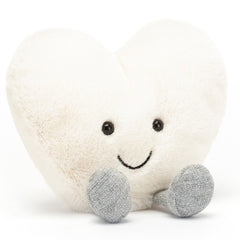 Jellycat Amuseable Cream Heart Small