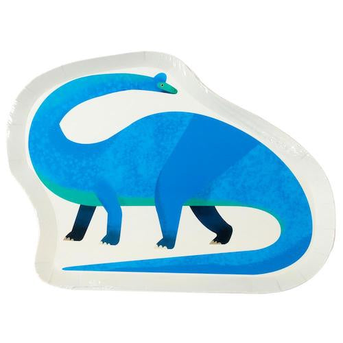 Dinosaur Shaped Paper Plates Pack of 12