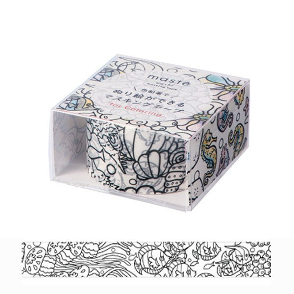 Washi Tape For Colouring Flowers 25mm