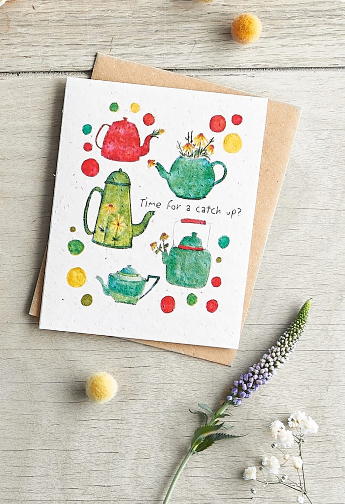 Time For A Catch Up? Seed Card
