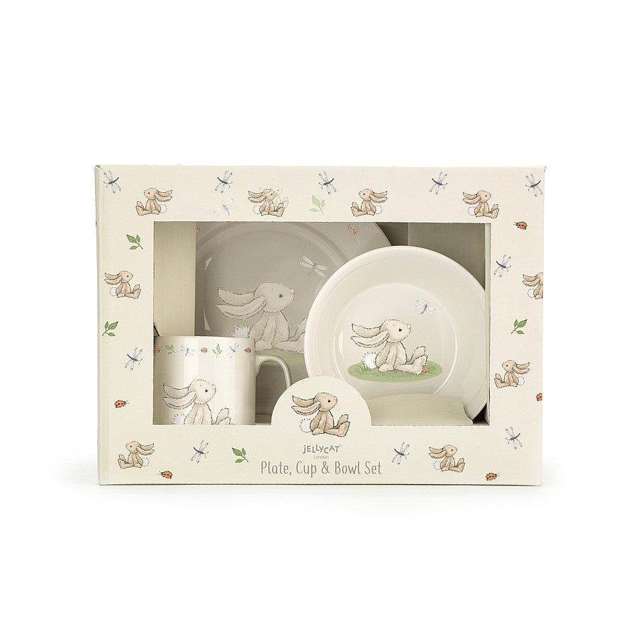 Bashful Bunny Bowl, Cup & Plate