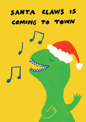Morag Hood Santa Claws Christmas Card