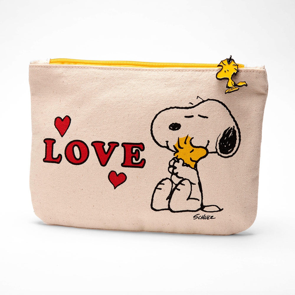 Snoopy and Woodstock Love Zip Pouch1