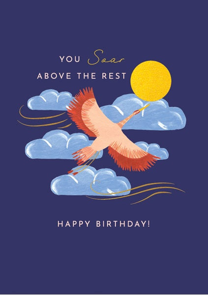 Soar Above The Rest Birthday Card