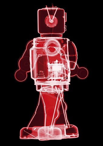 Red Robot X-Ray Card