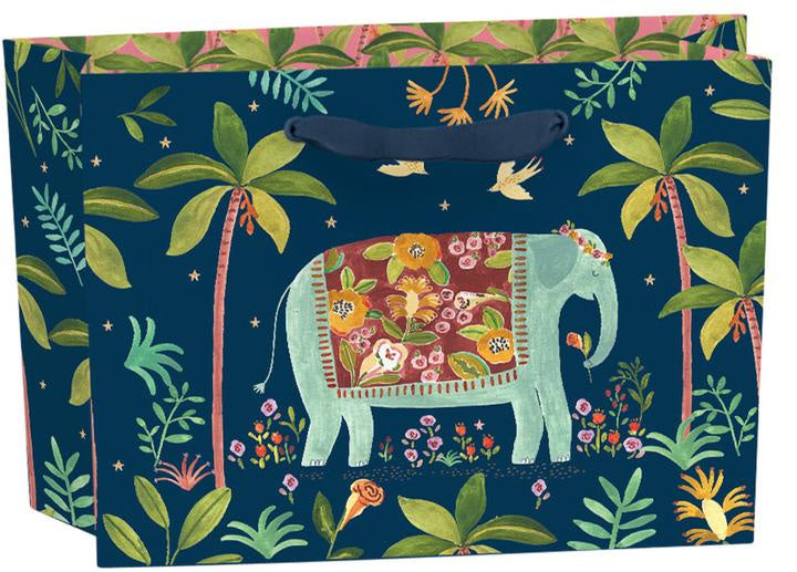 Over The Rainbow Elephant Large Landscape Gift Bag