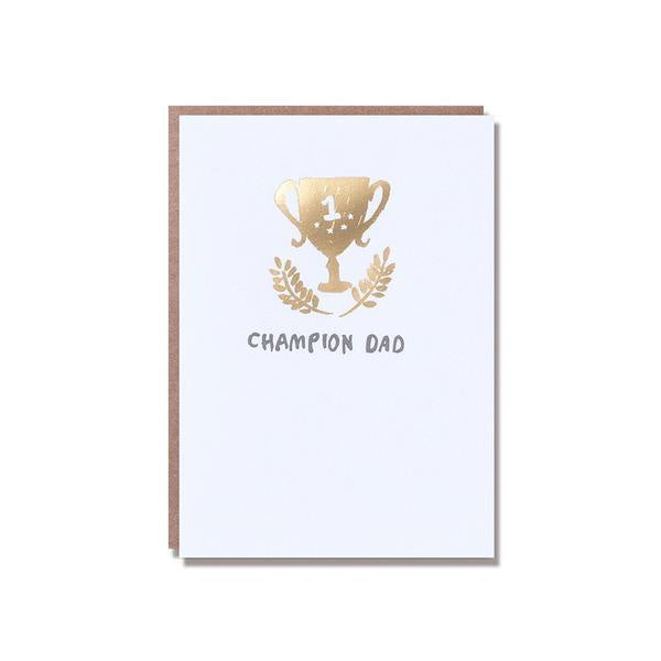 Champion Dad Card