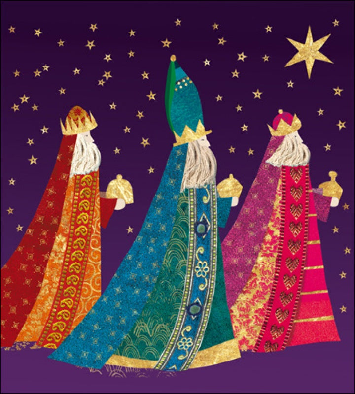 We Three Kings Charity Pack of 5 Christmas Cards