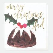 Merry Christmas Dad Pudding Card