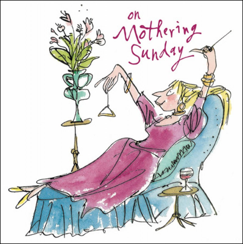 Quentin Blake on Mothering Sunday Card