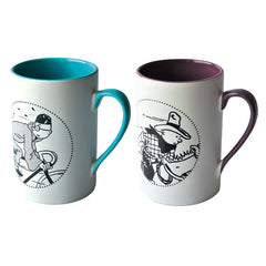 Mug Duo Bicycle And Horse