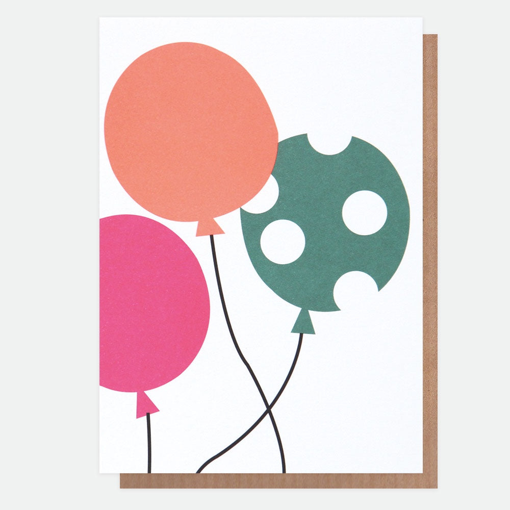 Three Balloons Card
