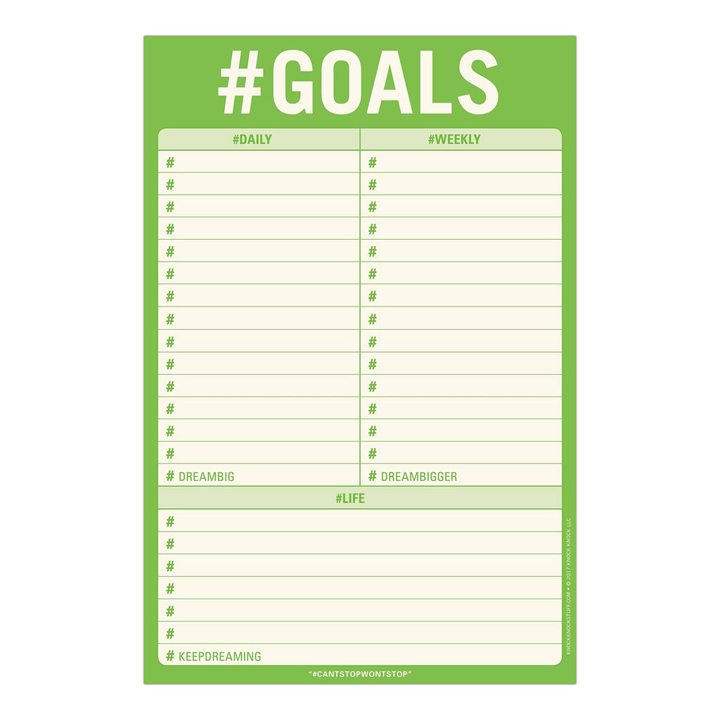 Goals Pad