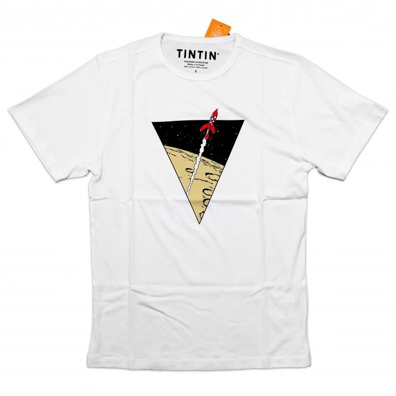 Tintin Rocket Kids T-Shirt White