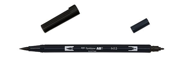 Tombow Dual Brush Pen Black