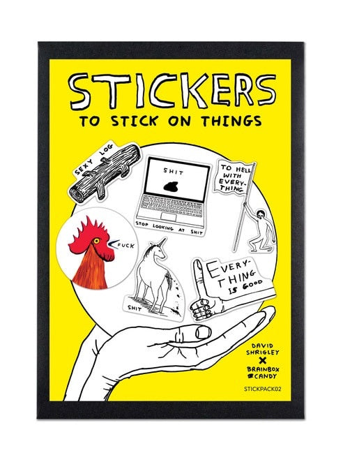 Stickers to Stick on Things David Shrigley Sticker Set