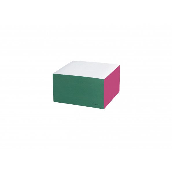 Notepad Block Red Grey And Green